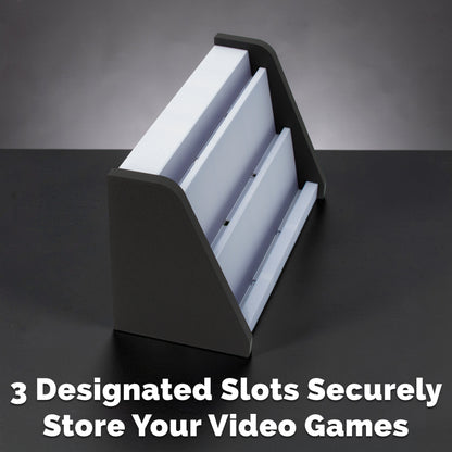 UMD Disc Holder & Display Stand – Organizer Tower Compatible with PSP 1000, 2000, 3000 Games, Holds 9 PSP Games - Sturdy Collector Storage Case
