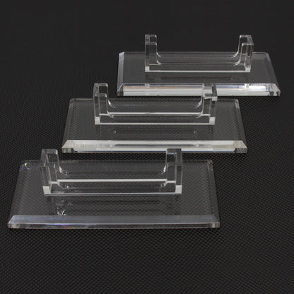 Professional Graded Card Display Compatible With PSA BGS SGC CGC Graded Cards, Three Pack of Premium Graded Card Holder Stands With Base