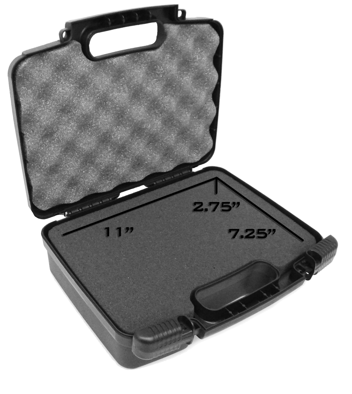 Handheld Radio Travel Case Compatible with 2 Motorola MH230R Radios, Midland LXT500VP3 GXT1000VP4 or BaoFeng BFF8HP UV82HP Walkie Talkies