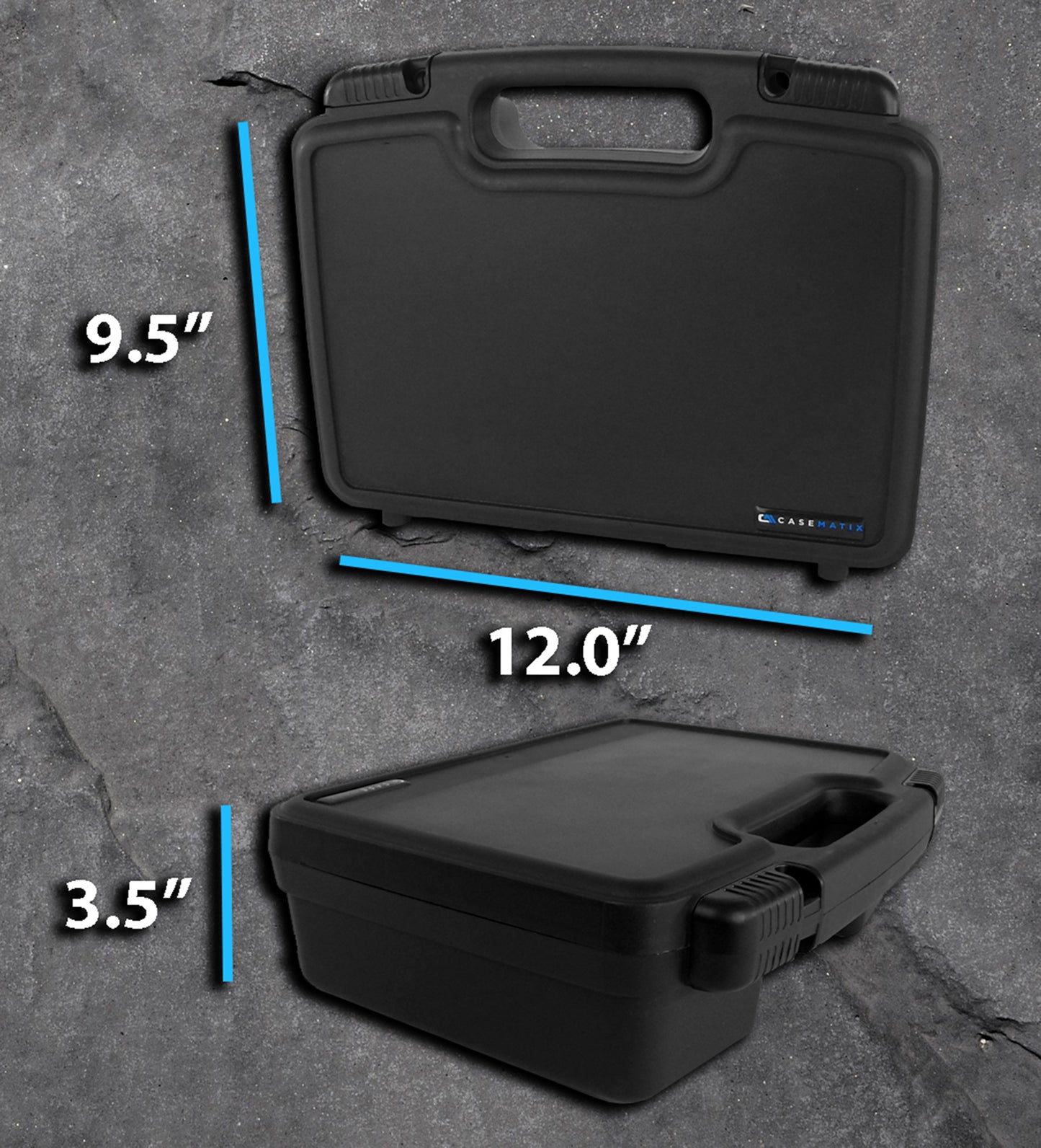 Rock Collection Travel Case - 30 Slot Rock Collection Box with Two Pre-Cut Foam Trays, Protective Crystal Storage Travel Case with Customizable Foam Section!
