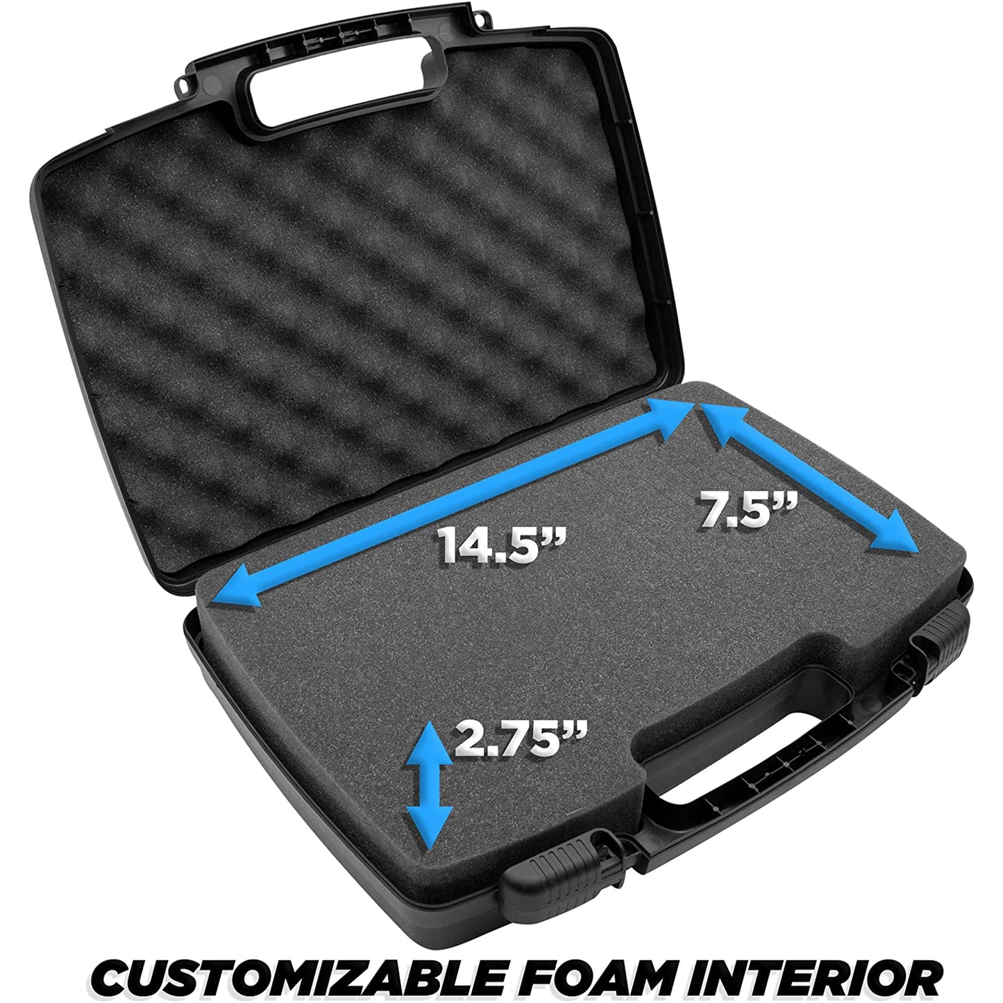 Hard Carrying Case Compatible with Akai Professional MPC Sample Standalone Sampler – Customizable Foam, Portable Hard Shell Travel Storage Case