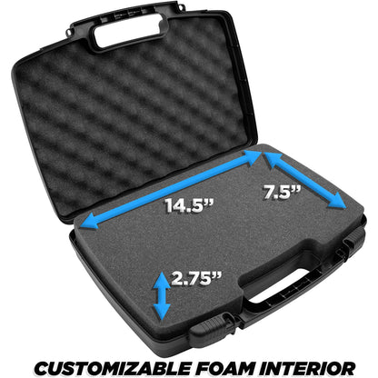 Hard Carrying Case Compatible with Akai Professional MPC Sample Standalone Sampler – Customizable Foam, Portable Hard Shell Travel Storage Case