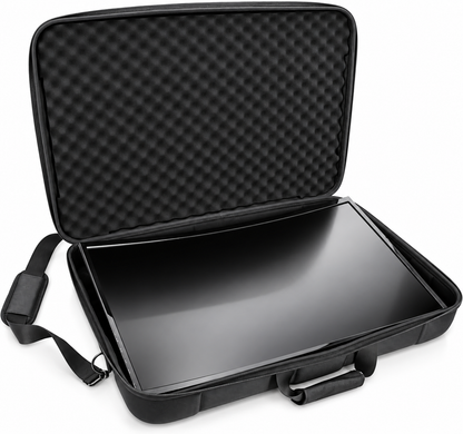 Portable Monitor Case Fits 24–29 Inch Gaming Monitors or Laptops – Hard Shell EVA Screen Cover with Padding & Accessory Storage for 24” & 27” Displays
