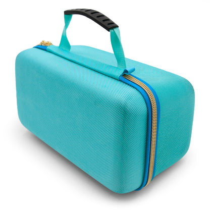 Carrying Case Compatible with NIIMBOT M2 Thermal Transfer Label Maker, Label Rolls & Accessories, Hard Shell Travel Storage Case, Turquoise