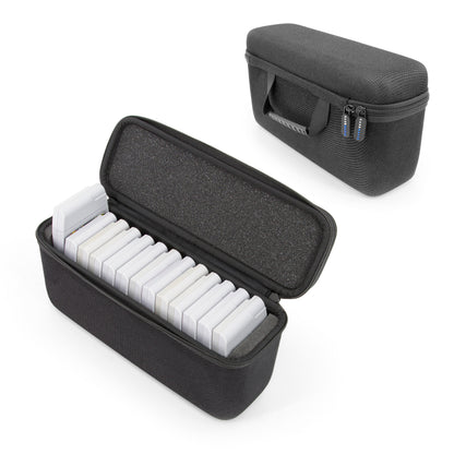 N64 Game Cartridge Storage Case Compatible with 12 Nintendo 64 Game Cartridges, Retro Video Game Organizer with Padded Game Holder