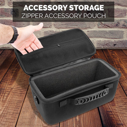 Carrying Case Compatible with Dyson Supersonic Origin Hair Dryer - Hard Shell Travel Storage Case with Foam, Accessory Pocket, Strap and Handle