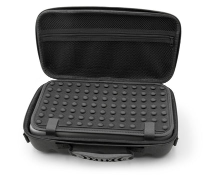 Hair Clipper Case For Barbers Compatible with 14 Metal Andis, Oster, Wahl - Detachable Clipper Blades, Includes Black Carry Case Only