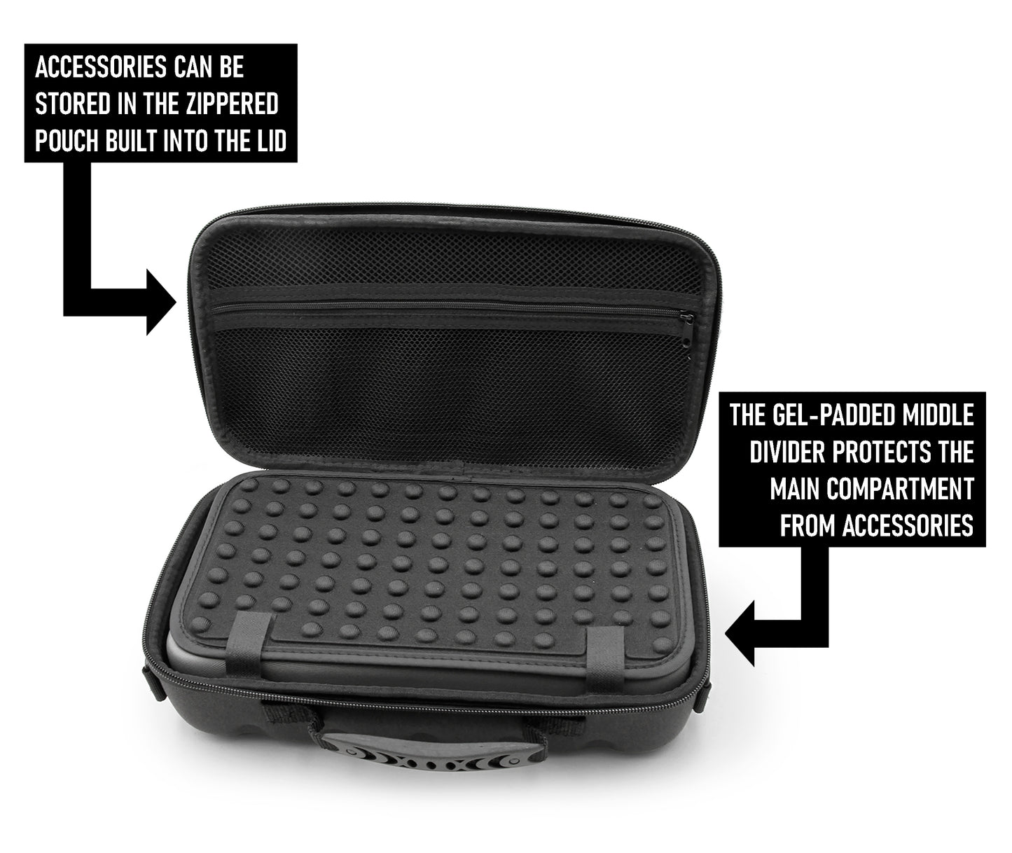 Travel Case for Razer Kishi Ultra - Gaming Controller Case with Impact Foam & Accessory Storage
