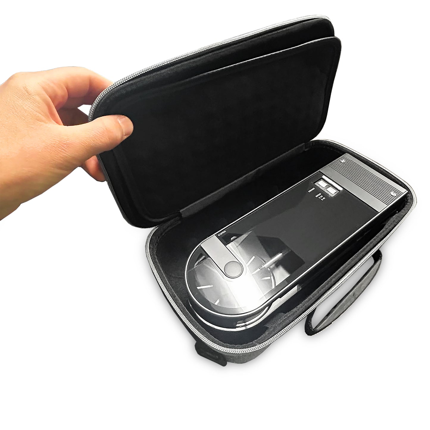 Audio-Technica Sound Burger Case - Protective Travel Case for AT-SB727 Portable Turntable - Black