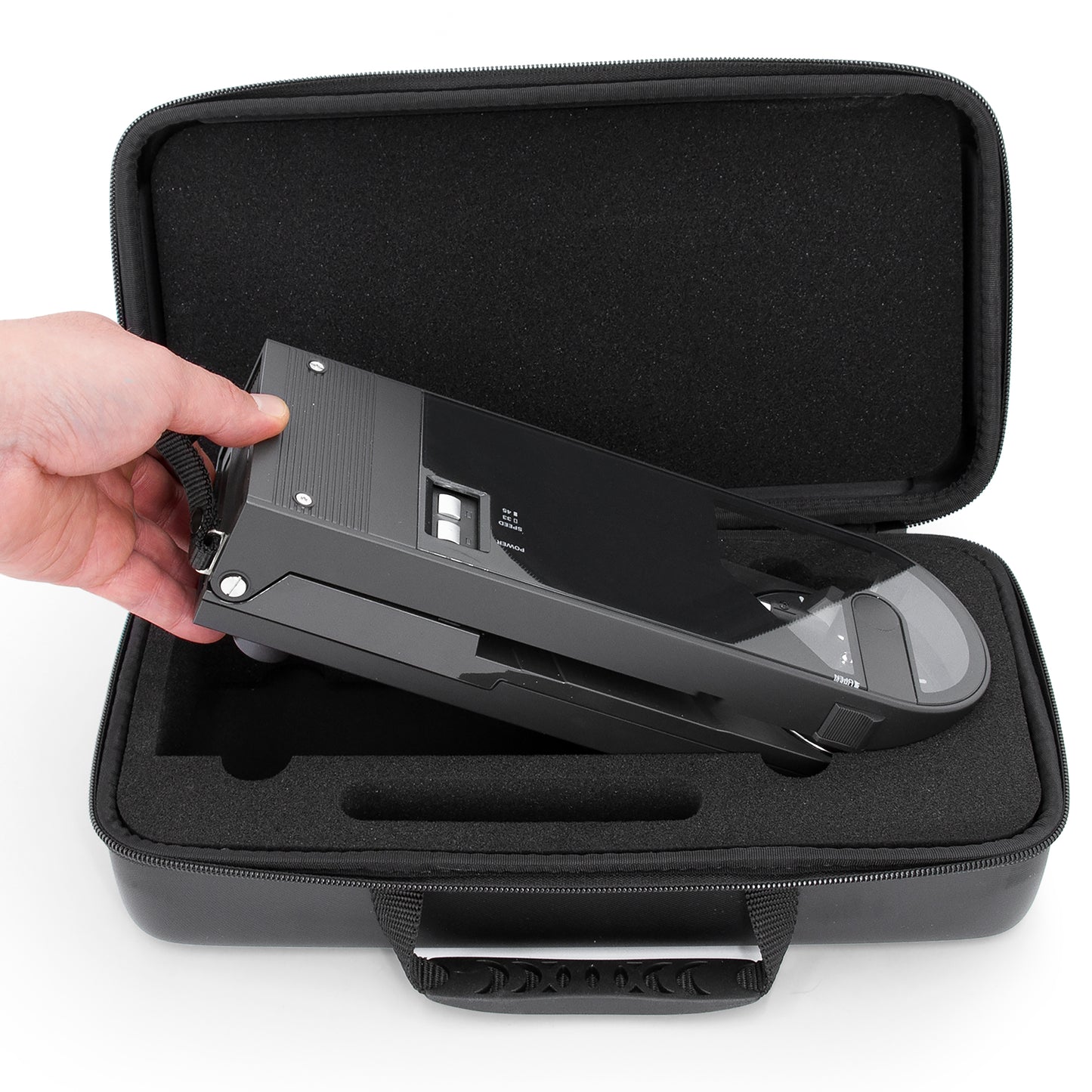 Carry Case Compatible with Audio Technica Turntable AT-SB727 Sound Burger Record Player with Custom Foam Designed To Hold Portable Turntable