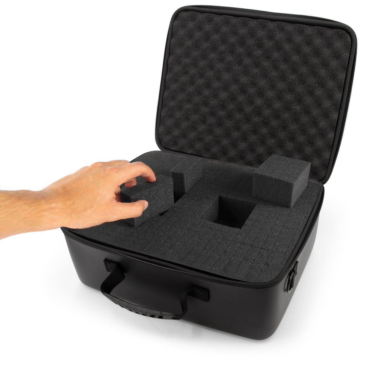 Travel Case Compatible with Hercules DJControl Inpulse 200 MK2 DJ Controller in Dual Layer Customizable Foam - Includes Carry Case Only