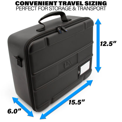 Graded Coin Case With 44 Coin Slab Slots Compatible with NGC and PCGS Coins for Collectors, Premium Graded Coin Storage Slab Case With Water Resistant Coin Box Zippers and Carry Strap