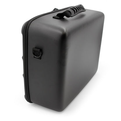 Rock Collection Travel Case - 144 Slot Rock Collection Box with Four Protective Foam Trays, Crystal Storage and Travel Case with Shoulder Strap