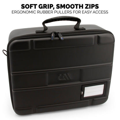Graded Coin Case With 44 Coin Slab Slots Compatible with NGC and PCGS Coins for Collectors, Premium Graded Coin Storage Slab Case With Water Resistant Coin Box Zippers and Carry Strap