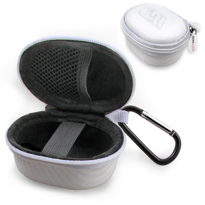 Travel Case Compatible with Beats Solo Buds True Wireless Earbuds – EVA Hard Shell with Carabiner, Compact Earbud Storage (Case Only)