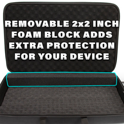 Carrying Case Compatible with Pioneer DJ DDJ-FLX4 Serato DJ Controller, DDJ-REV1 Rekordbox Mixers and Cables - Padded EVA Controller Case Only