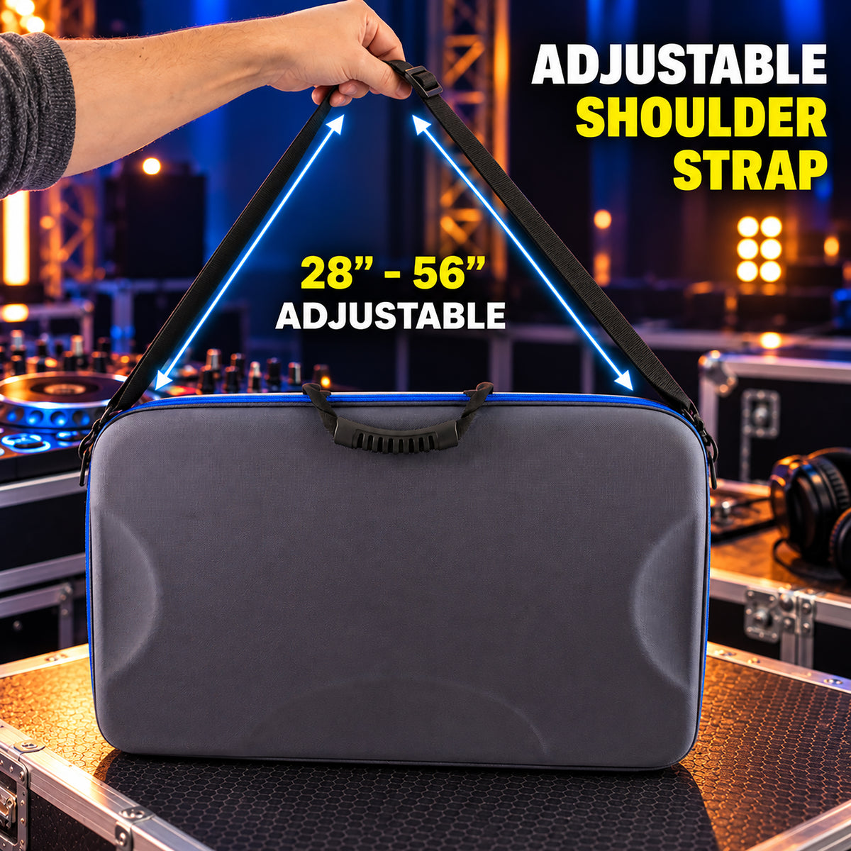 Protective DJ Case Compatible with Numark Mixstream Pro Plus, NV2 Serato DJ Controllers - Includes Case Only