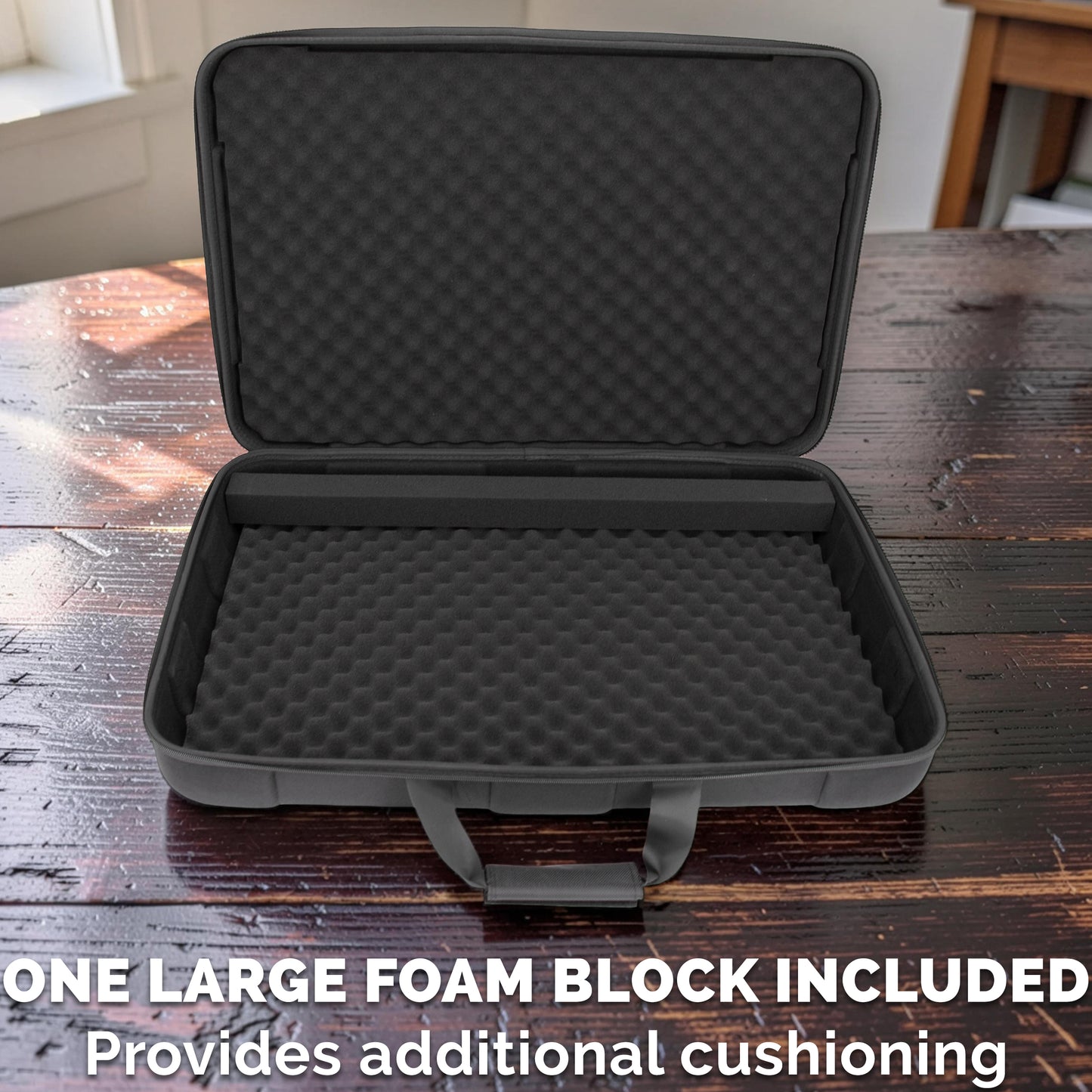 Protective Carrying Case Compatible with Wacom Cintiq Pro 27 Creative Pen Display Graphic Drawing Monitor - Travel Case with Strap and Padded Foam