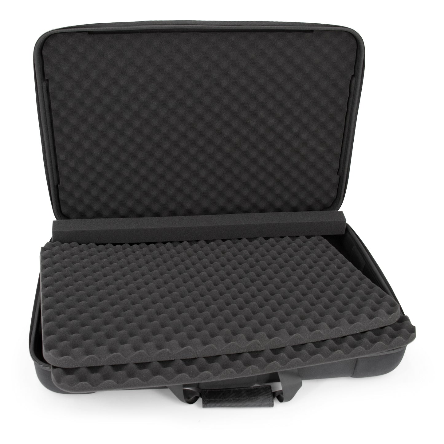 DJ Controller Mixer Gig Bag – Hard Shell Travel Case with Storage, Fits Most DJ Controllers up to 25"x17"x3.5", Portable Carry Case for DJ Gear
