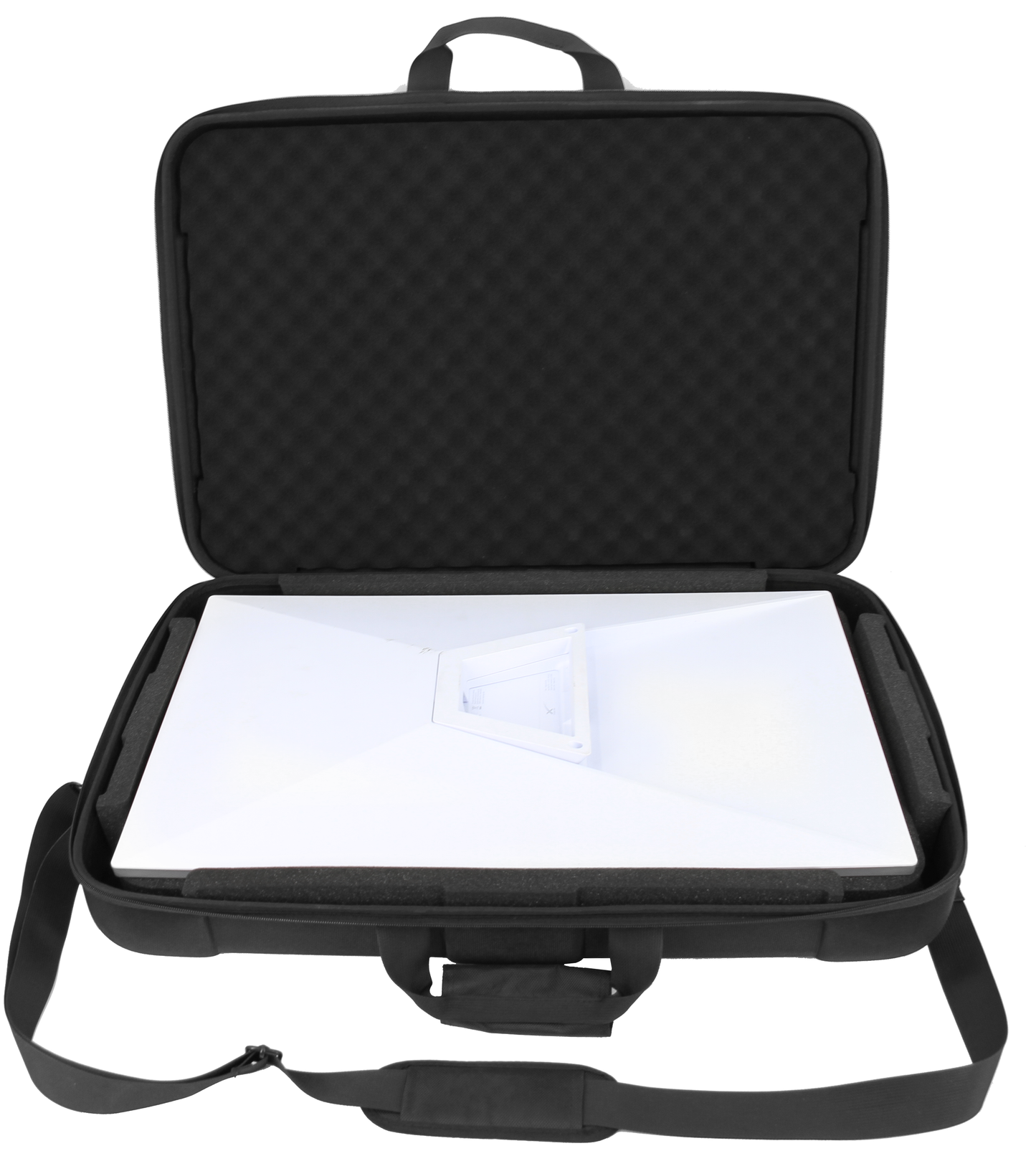 Travel Case Compatible with Starlink Gen 4 Standard Dish Kit – Impact Resistant Hard Case with Precision Cut Foam, Accessory Storage & Carry Strap