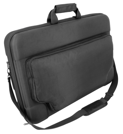 DJ Controller Mixer Gig Bag – Hard Shell Travel Case with Storage, Fits Most DJ Controllers up to 25"x17"x3.5", Portable Carry Case for DJ Gear