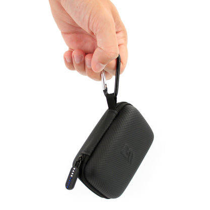 Carrying Case Compatible with Fosi Audio MD3 Portable DAC Headphone Amplifier - Hard Shell EVA Travel Case with Carabiner, Black