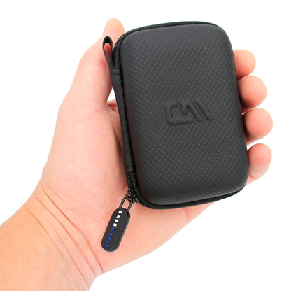 Golf Tracker Carrying Case Compatible with Arccos Air Game Tracker - Compact Hard Shell Golf GPS Travel Case with Carabiner Clip