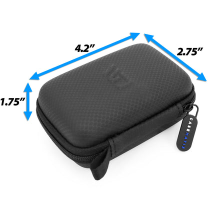 Carrying Case Compatible with Fosi Audio MD3 Portable DAC Headphone Amplifier - Hard Shell EVA Travel Case with Carabiner, Black
