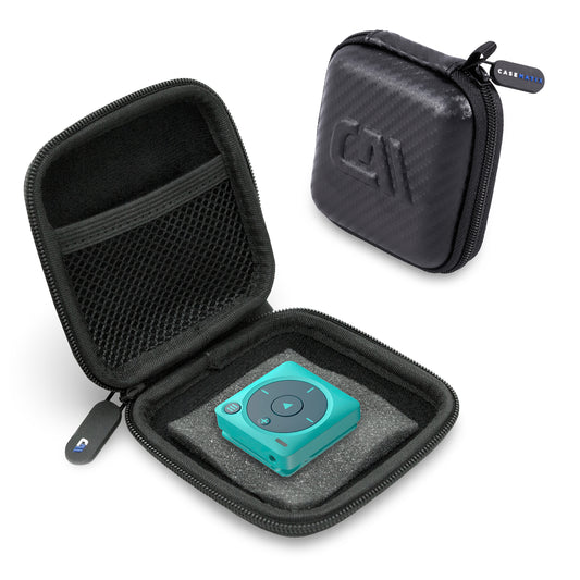 Carry Case Compatible with Mighty 3 Spotify & Amazon Music Player – Hard Shell Travel Case for Portable Offline Music Player with Accessory Pocket