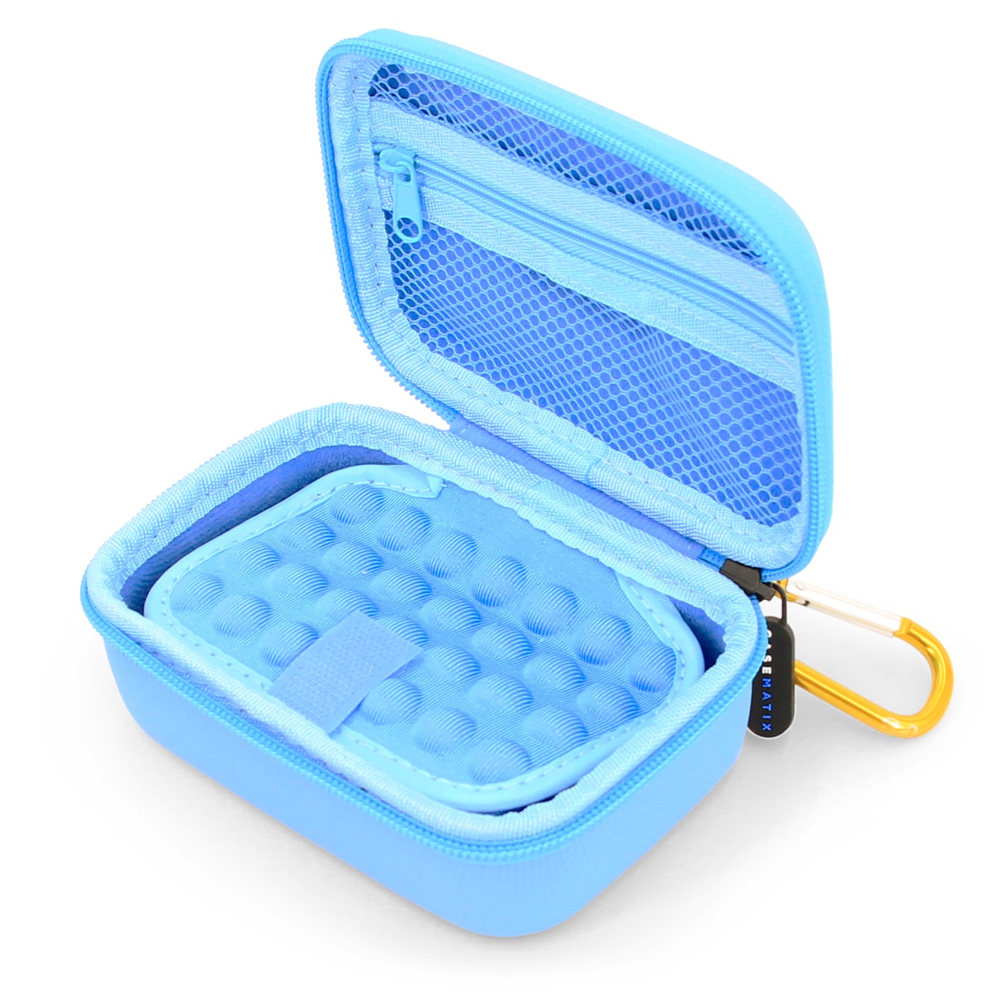 Travel Case Compatible with Zoleo Satellite Communicator - Includes Hard Shell Case with Wrist Strap for Satellite Messenger, Black