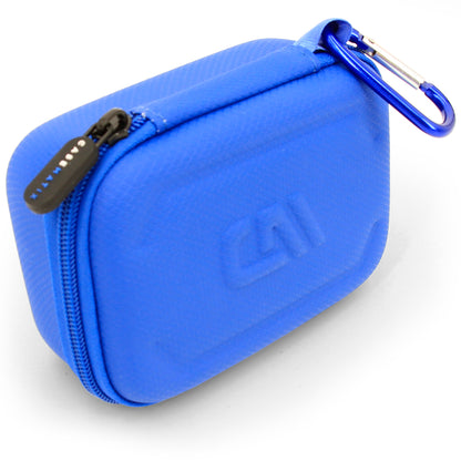 Carry Case Compatible with Moonbird Moonbuddy Guided Meditation and Breathing Device, USB-C Cable and More - Includes Blue Storage Case Only
