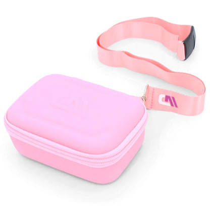 Travel Case Compatible with Zoleo Satellite Communicator - Includes Hard Shell Case with Wrist Strap for Satellite Messenger, Black