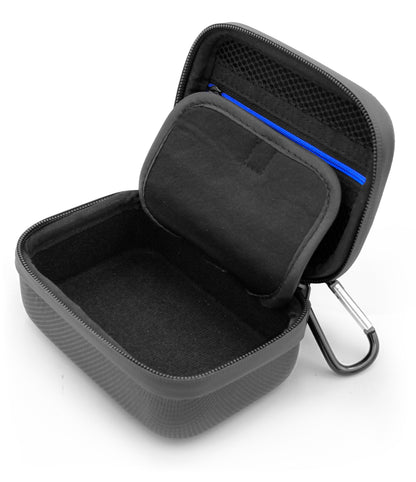 Carry Case Compatible with Moonbird Moonbuddy Guided Meditation and Breathing Device, USB-C Cable and More - Includes Black Case Only