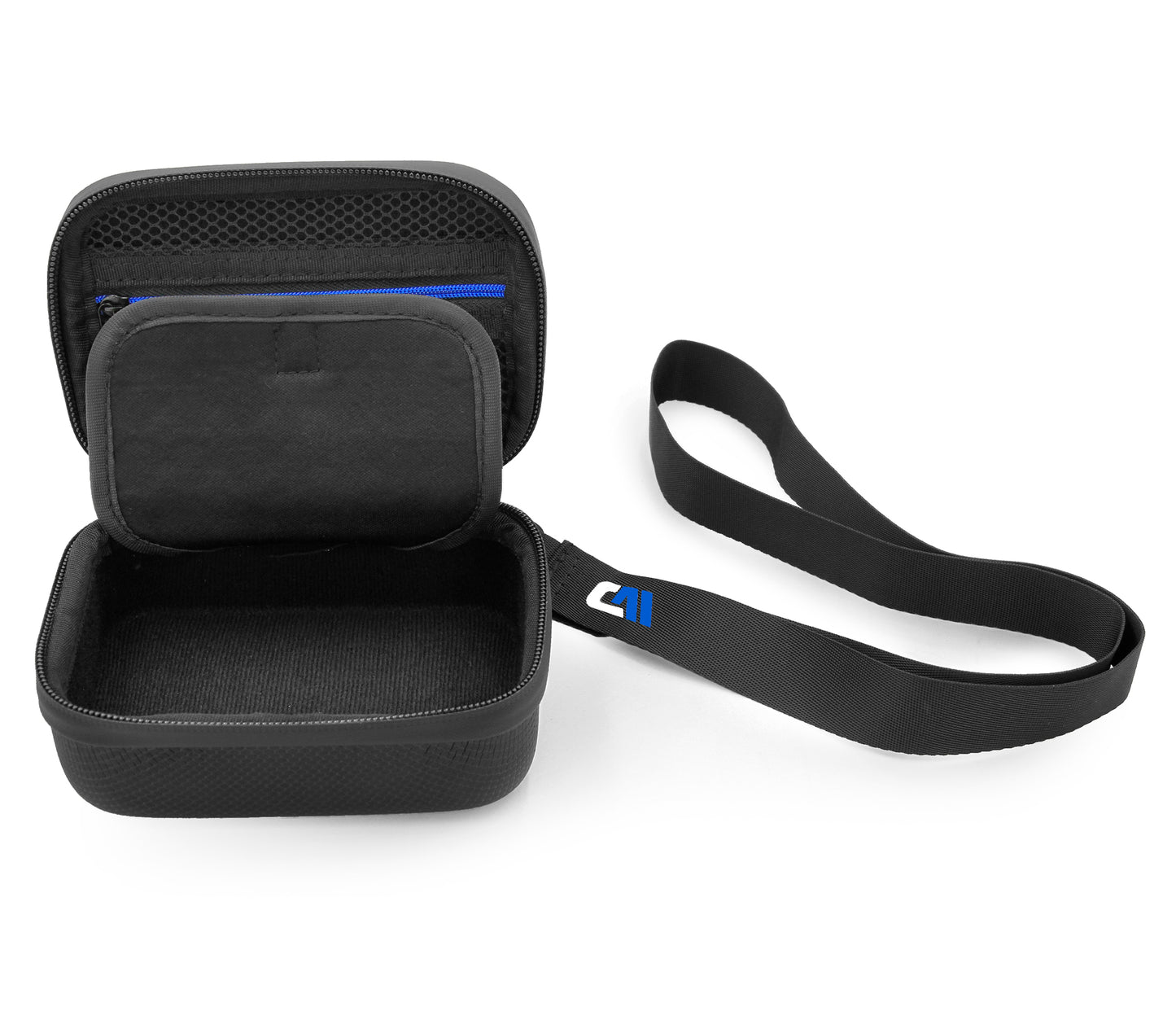 Hard Travel Case Compatible with RIX POCKET K2 Thermal Imaging Monocular for Hunting- Protective Carrying Case with Accessory Pocket, and Lanyard