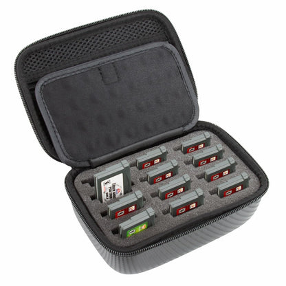 Travel Case Compatible with Game Boy Advance GBA Game Cartridges – Holds 12 Game Cartridges with Protective Foam Slots, Hard Shell Storage Case