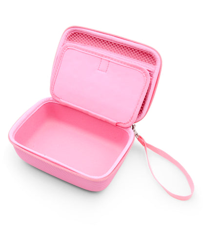 7" Hard Shell EVA Travel Case with Wrist Strap and Padded Divider - Fits Accessories up to 6.5" x 4" x 2"