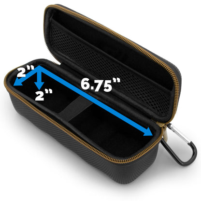Electronics Carrying Case Compatible with OptiSigns OptiStick Digital Signage Player – Hard Shell EVA Storage with Accessory Pocket & Carabiner