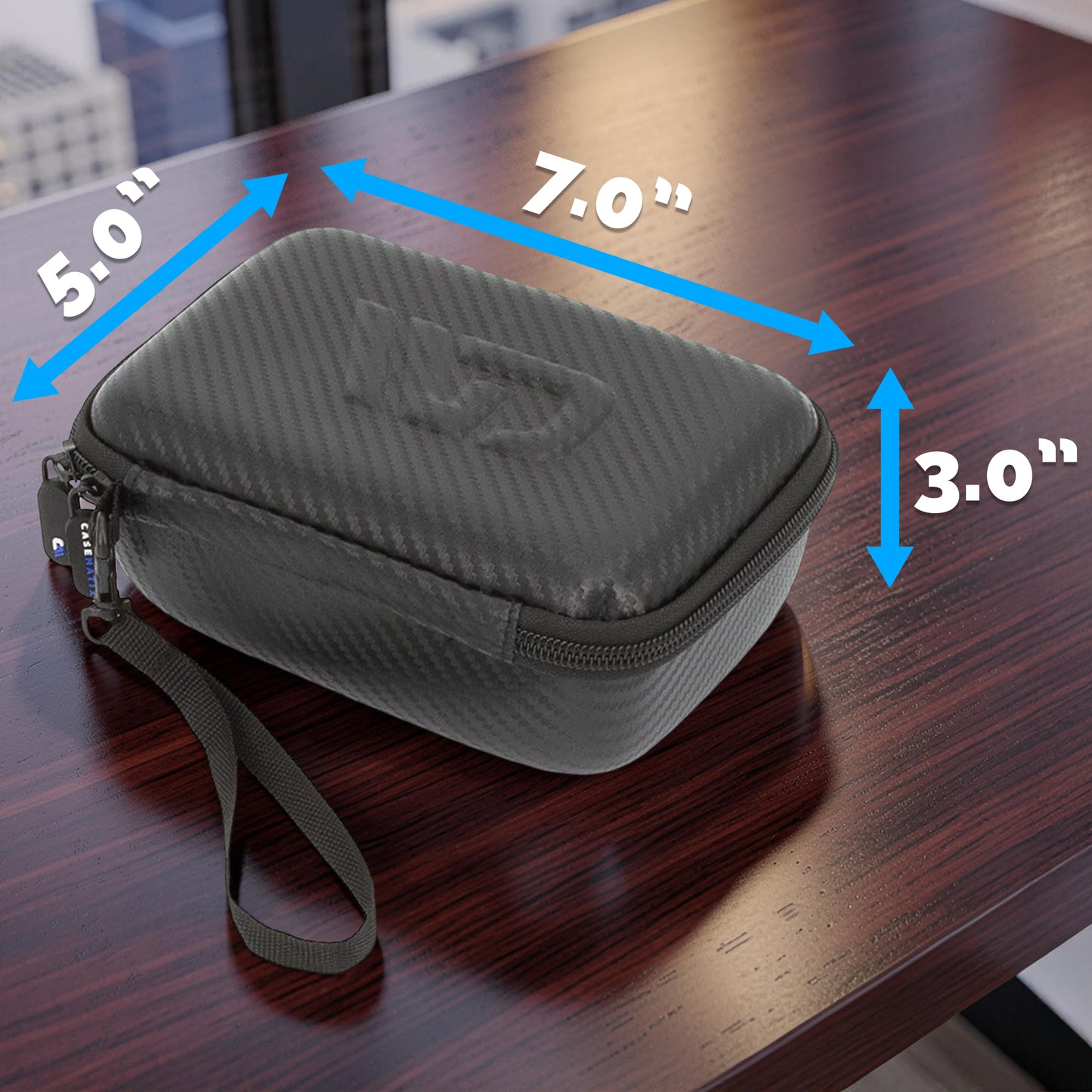 Wi-Fi Router Carrying Case Compatible with ASUS RT-BE58 Go WiFi 7 Travel Router - Hard Shell EVA Travel Storage Case with Accessory Pocket