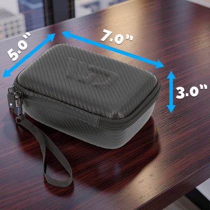 Wi-Fi Router Carrying Case Compatible with ASUS RT-BE58 Go WiFi 7 Travel Router - Hard Shell EVA Travel Storage Case with Accessory Pocket