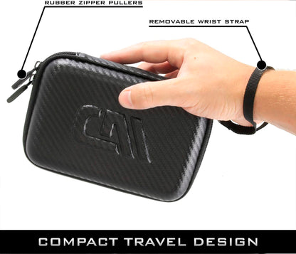 Lavalier Mic Case Compatible with Kimafun 2.4g Wireless Microphone and Accessories - Includes Hard Case Only
