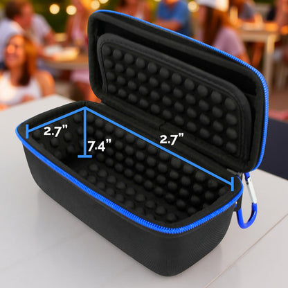 Travel Case Compatible with JBL Grip Compact Bluetooth Speaker – Impact Resistant Hard Shell Storage with Wrist Strap & Accessory Pocket, CASE ONLY