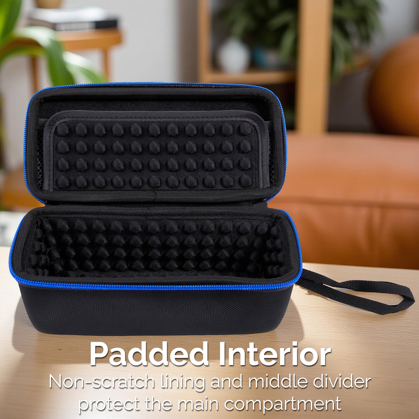 Hard Case Compatible with the Sonos Roam Portable Smart Speaker and Bluetooth Accessories - Includes Black Hard Case Only with Wrist Strap
