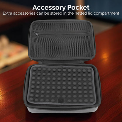 Travel Case Compatible with Square Handheld Credit Card Machine Point of Sale Card Reader, Impact Resistant Exterior with Padded Screen Protection