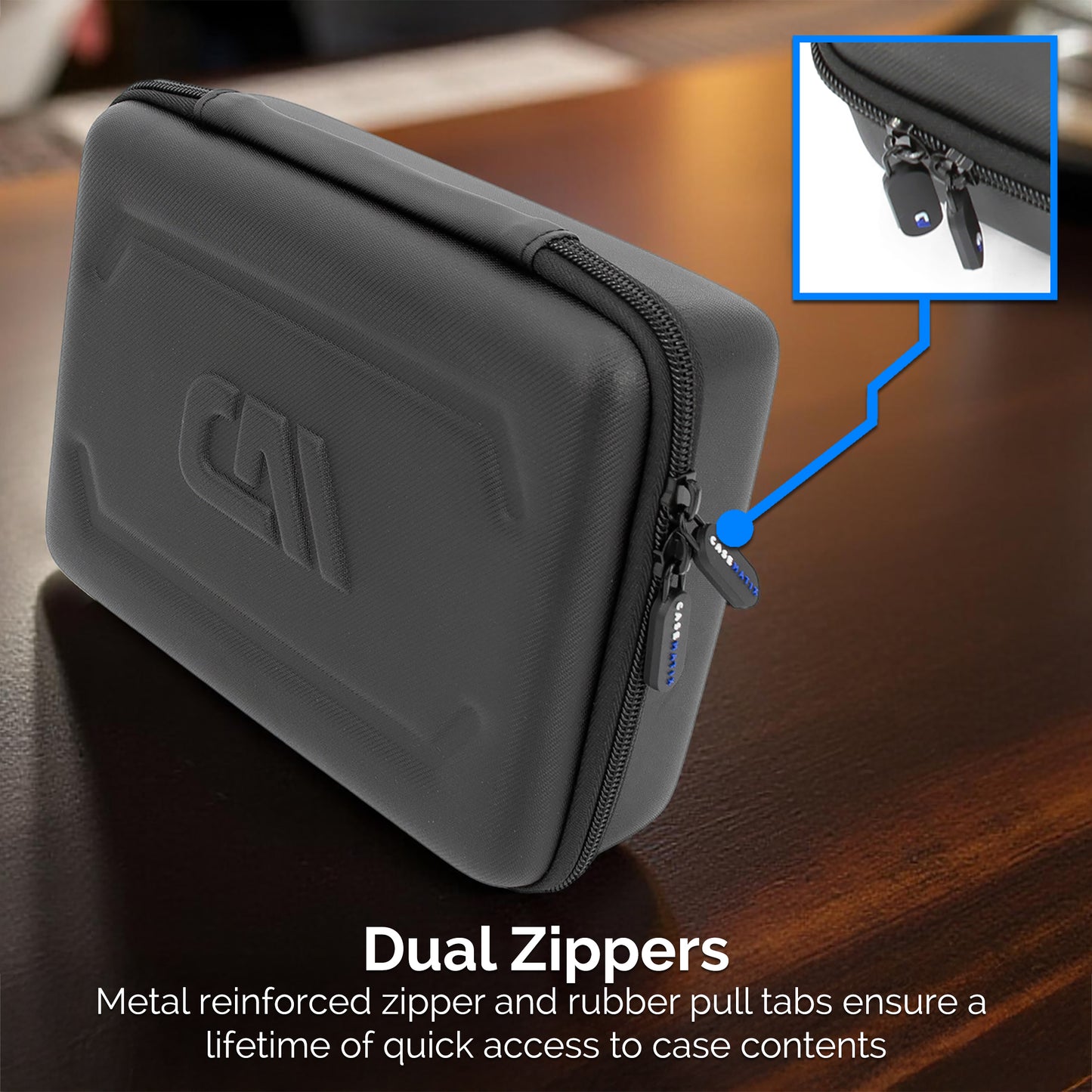 Travel Case Compatible with Square Handheld Credit Card Machine Point of Sale Card Reader, Impact Resistant Exterior with Padded Screen Protection