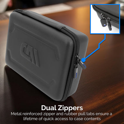Travel Case Compatible with Square Handheld Credit Card Machine Point of Sale Card Reader, Impact Resistant Exterior with Padded Screen Protection