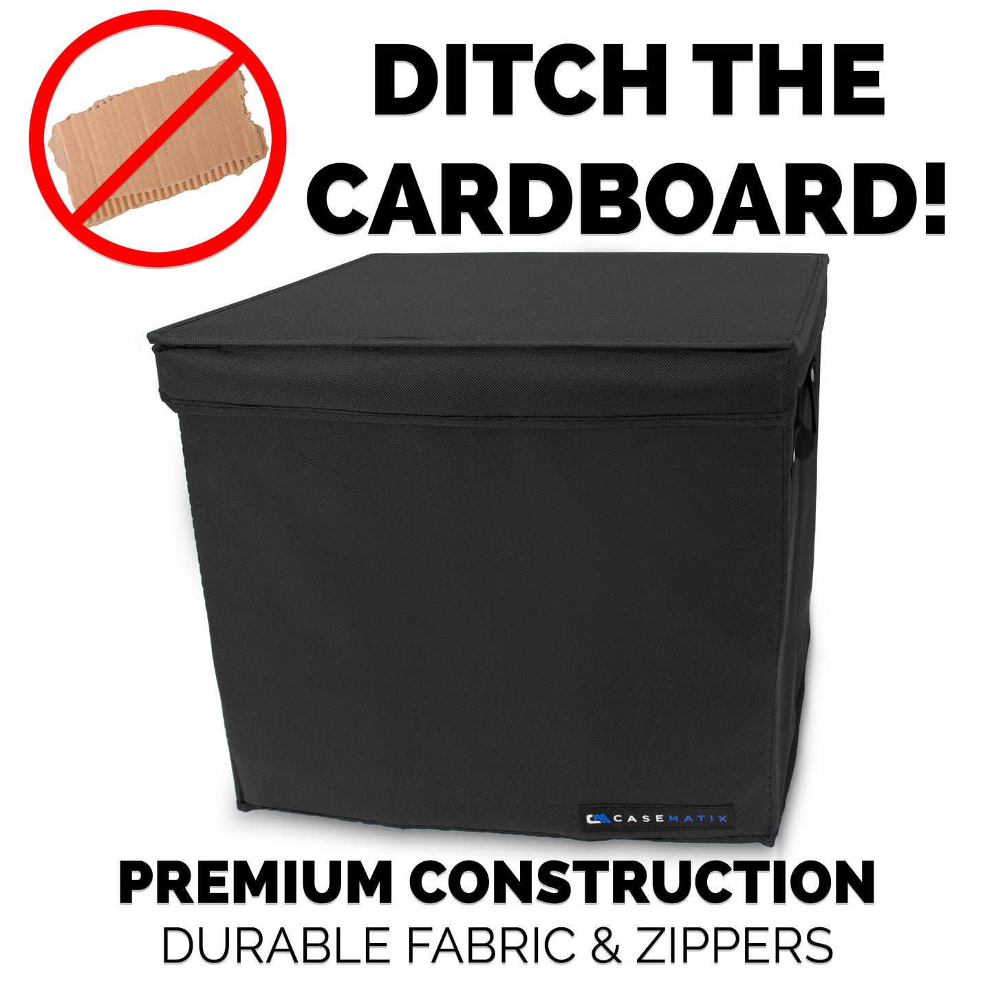 Graded Magazine Storage Case for 25 CGC Slabs, Lightweight Bin with 2 Removable Dividers, Fits Graded Book Slabs up to 14.5" x 10.25"