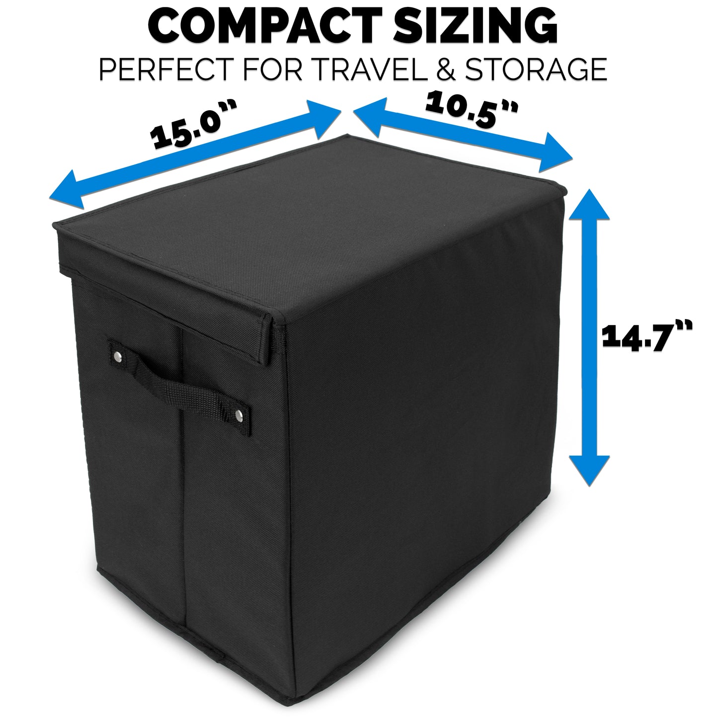 Graded Magazine Storage Case for 25 CGC Slabs, Lightweight Bin with 2 Removable Dividers, Fits Graded Book Slabs up to 14.5" x 10.25"