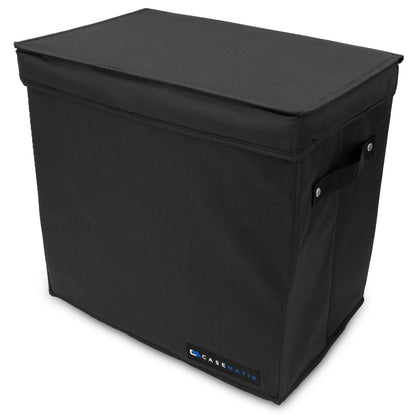 Graded Magazine Storage Case for 25 CGC Slabs, Lightweight Bin with 2 Removable Dividers, Fits Graded Book Slabs up to 14.5" x 10.25"