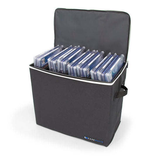 Graded Comic Book Storage Case – Fits 28 CGC Comics, Premium Comic Bin with 3 Removable Dividers for Slabbed Comics, Collectible Storage & Protection