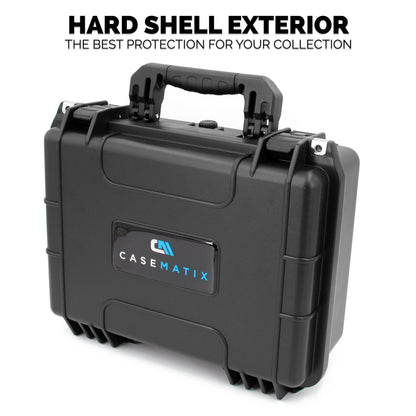16" Waterproof Hard Case with Customizable Foam for Portable Electronics, Tools and Accessories - Hard Shell Plastic Case with Pre-Diced Foam Interior